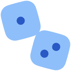 Dices Entertainment Gaming Dices Icon from Plump Flat Set