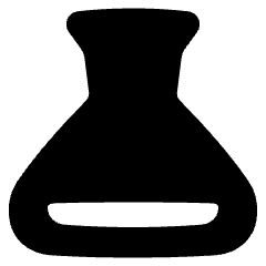 Flask Empty Icon from Plump Solid Set