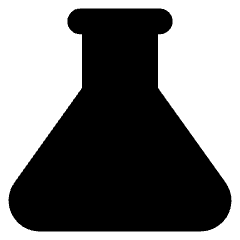 Flask Empty Icon from Core Solid Set