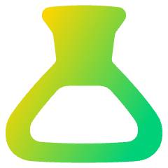 Flask Empty Icon from Plump Gradient Set