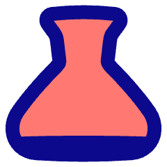 Flask Empty Icon from Plump Pop Set
