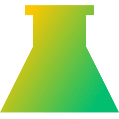 Flask Empty Icon from Sharp Gradient Set