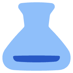 Flask Empty Icon from Plump Flat Set