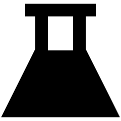 Flask Full Icon from Sharp Remix Set