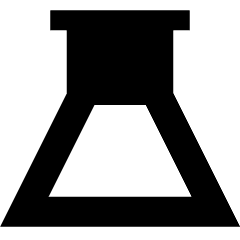 Flask Full Icon from Sharp Solid Set