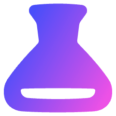 Flask Full Icon from Plump Gradient Set