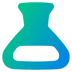 Flask Half Icon from Plump Gradient Set