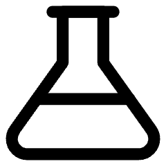 Flask Half Icon from Core Line Set