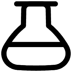 Flask Half Icon from Flex Line Set