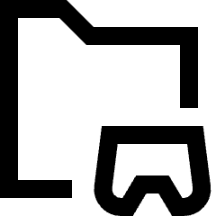 Game Folder Icon from Sharp Line Set