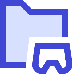 Game Folder Icon from Sharp Duo Set