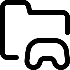 Game Folder Icon from Core Line Set