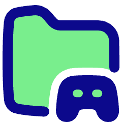 Game Folder Icon from Plump Pop Set