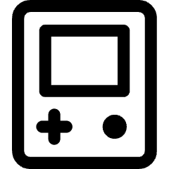 Gameboy Icon from Core Line Set