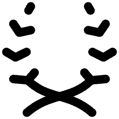 Gaming Award Prize Icon from Flex Line Set