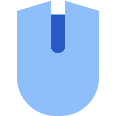 Gaming Mouse Icon from Sharp Flat Set