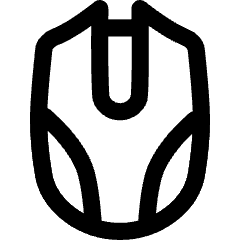 Gaming Mouse Icon from Flex Line Set