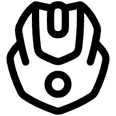Gaming Mouse Icon from Plump Line Set