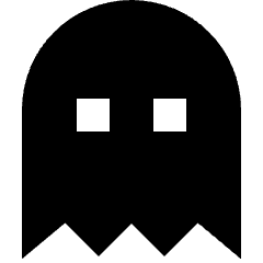Ghost Icon from Sharp Solid Set