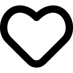 Hearts Symbol Icon from Micro Line Set