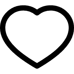 Hearts Symbol Icon from Flex Line Set