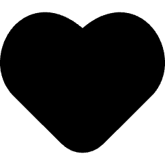 Hearts Symbol Icon from Micro Solid Set