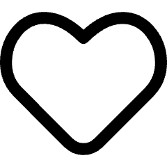 Hearts Symbol Icon from Core Line Set
