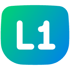 Left Button One Icon from Plump Gradient Set