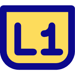 Left Button One Icon from Core Pop Set
