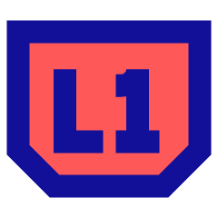 Left Button One Icon from Sharp Pop Set