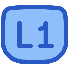 Left Button One Icon from Plump Duo Set