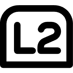 Left Button Two Icon from Core Remix Set