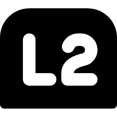 Left Button Two Icon from Core Solid Set