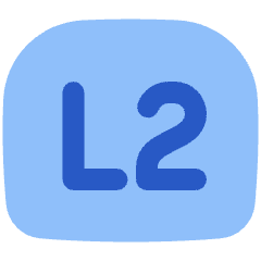 Left Button Two Icon from Plump Flat Set