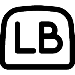 Left Button Icon from Flex Line Set