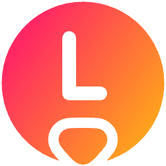Left Controller Down Icon from Plump Gradient Set