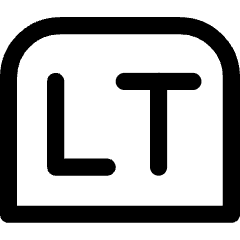 Left Trigger Icon from Core Line Set