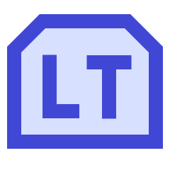 Left Trigger Icon from Sharp Duo Set