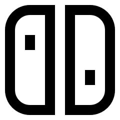Nintendo Switch Icon from Sharp Line Set