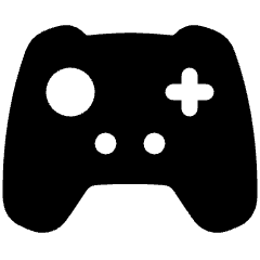 Nintendo Xbox Controller 1 Icon from Plump Solid Set