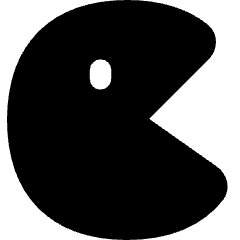 Pacman Icon from Flex Solid Set