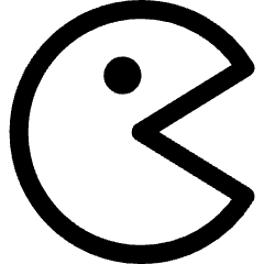 Pacman Icon from Core Line Set