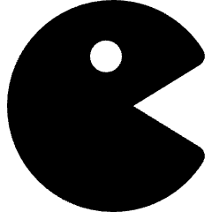 Pacman Icon from Micro Solid Set
