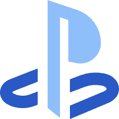 Play Station Icon from Sharp Flat Set