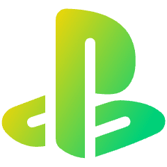 Play Station Icon from Plump Gradient Set