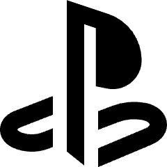 Play Station Icon from Sharp Solid Set