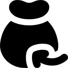 Pouch Add 1 Icon from Flex Solid Set