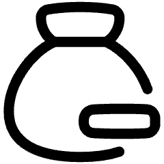 Pouch Remove 2 Icon from Plump Line Set