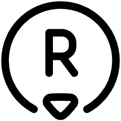 Right Controller Down Icon from Plump Line Set