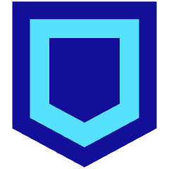 Shield Defense Icon from Sharp Pop Set